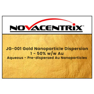 JG-001 Gold Nanoparticle Dispersion Description Card